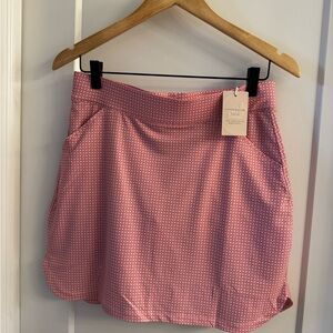Peter Millar, Women's Pink Printed Casual Skort - Performance Stretch, NWT